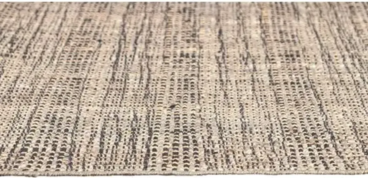 Moghar Kaffrine Handwoven Rug - Charcoal - Lemieux Et Cie - Gray - Gray