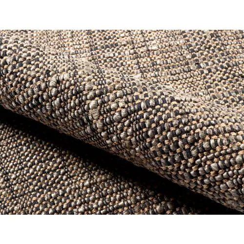 Moghar Kaffrine Handwoven Rug - Charcoal - Lemieux Et Cie - Gray - Gray