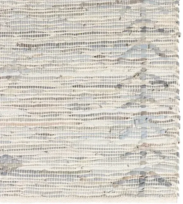 Tzah Yefri Handwoven Rug - Grey - Gray - Gray