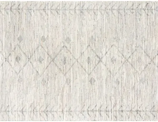 Tzah Yefri Handwoven Rug - Grey - Gray - Gray