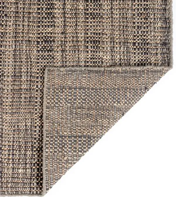 Moghar Kaffrine Handwoven Rug - Charcoal - Gray - Gray