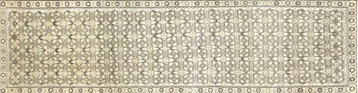 1920s Persian Malayer Rug - 3'3" x 12'3" - Nalbandian - Beige - Beige