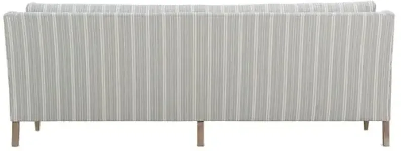 Camila Wide Stripe Sofa - Handcrafted