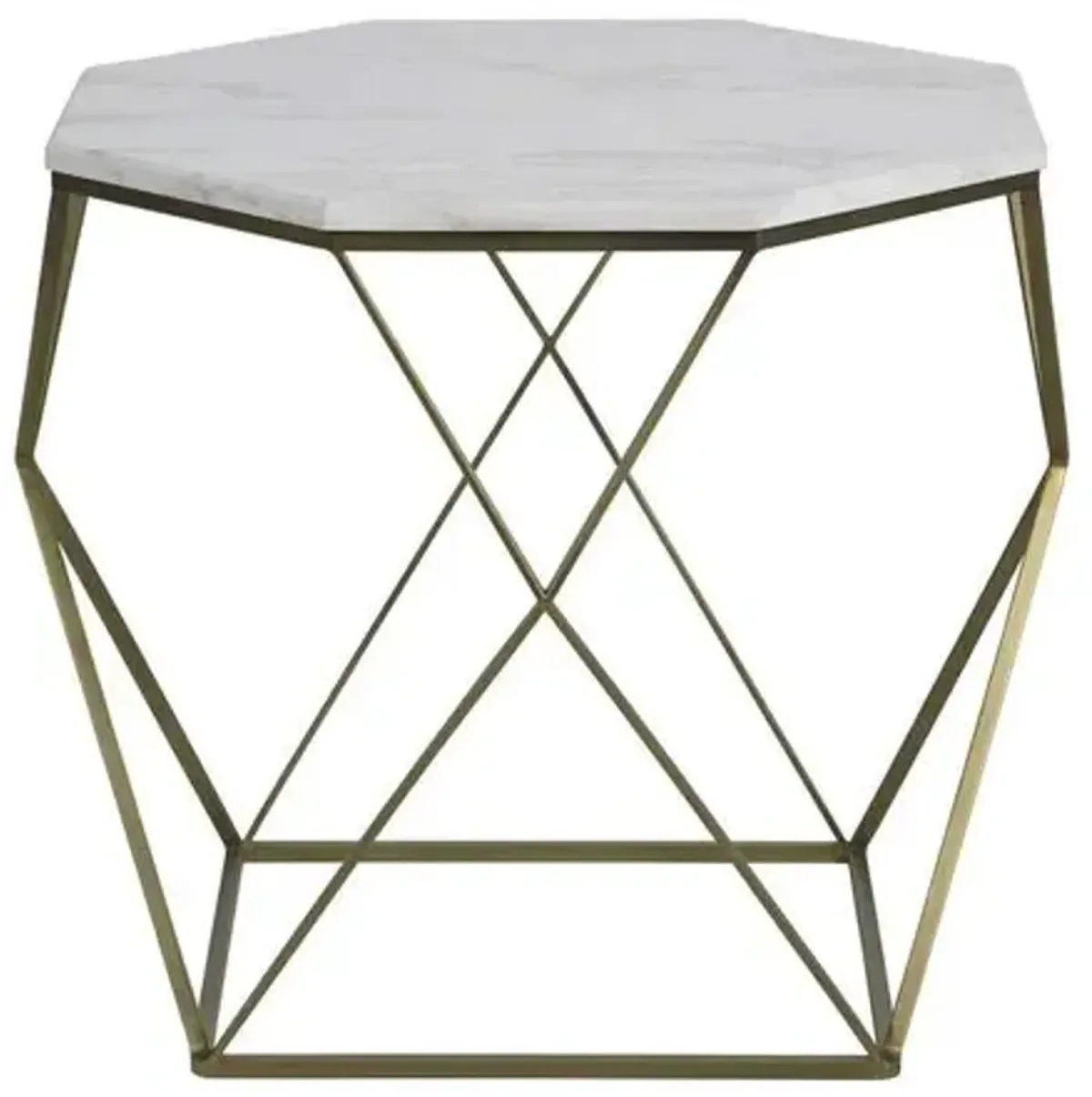 Kingstone Marble Bunching Table - Gabby - Gold