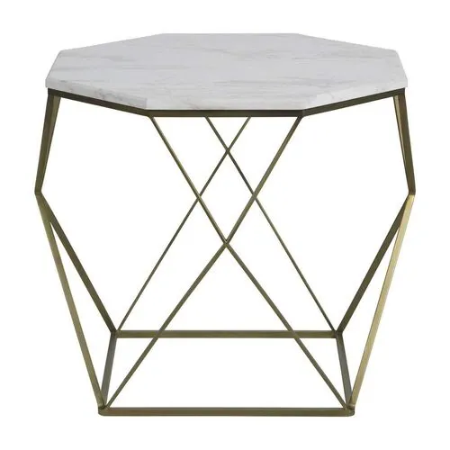 Kingstone Marble Bunching Table - Gabby - Gold