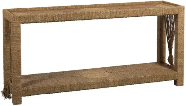 Hutch Console, Natural Seagrass