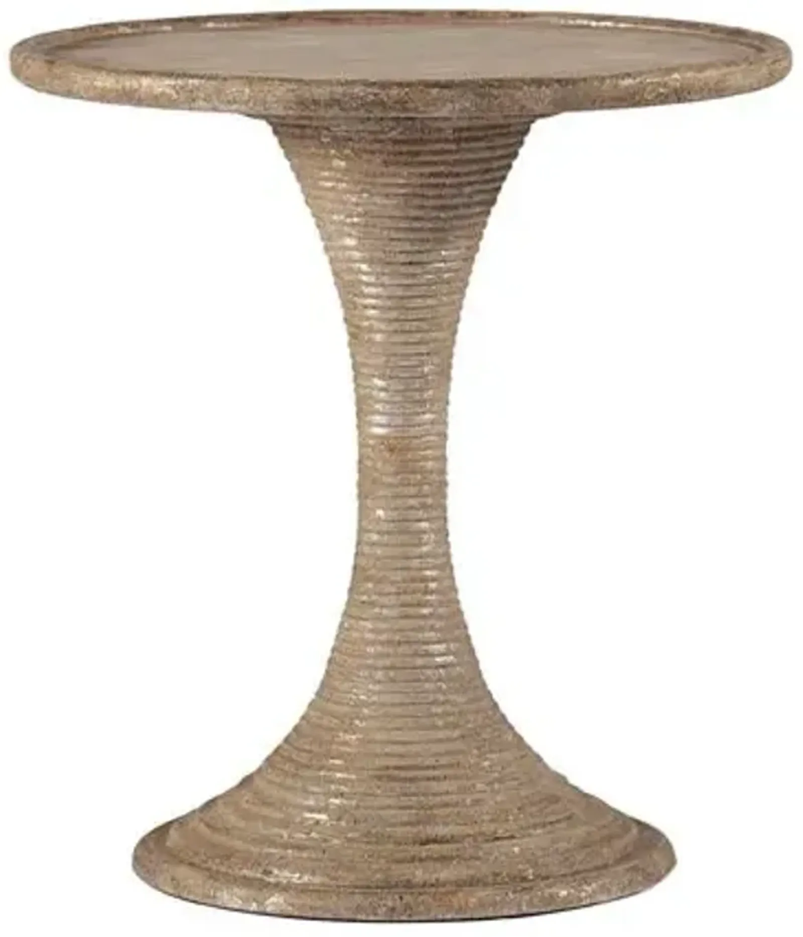 Gloria Side Table - Antiqued Gold Leaf - Gabby