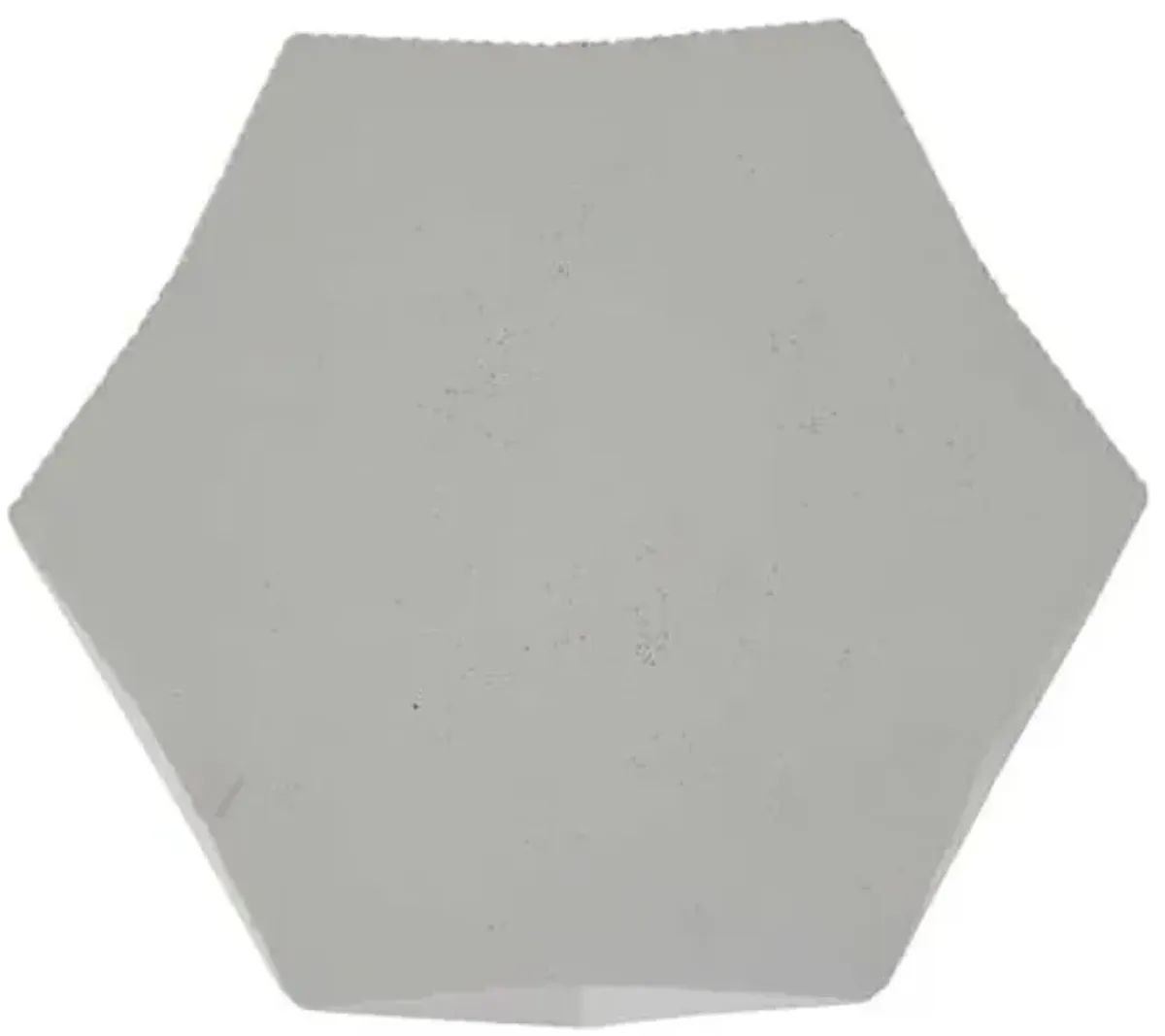 Albany Side Table - White Cast Stone - Gabby