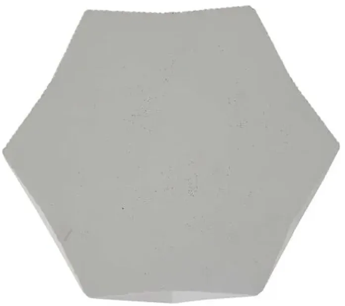 Albany Side Table - White Cast Stone - Gabby