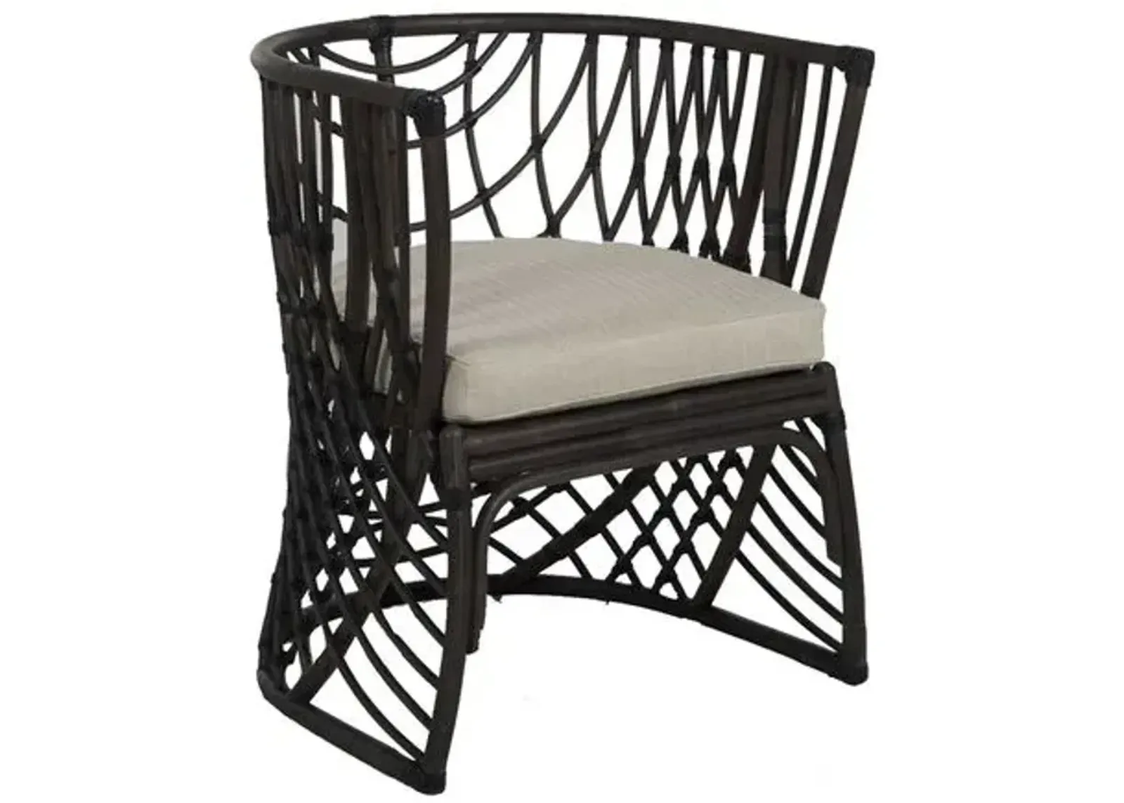 Asher Dining Chair - Black/Beige - Gabby