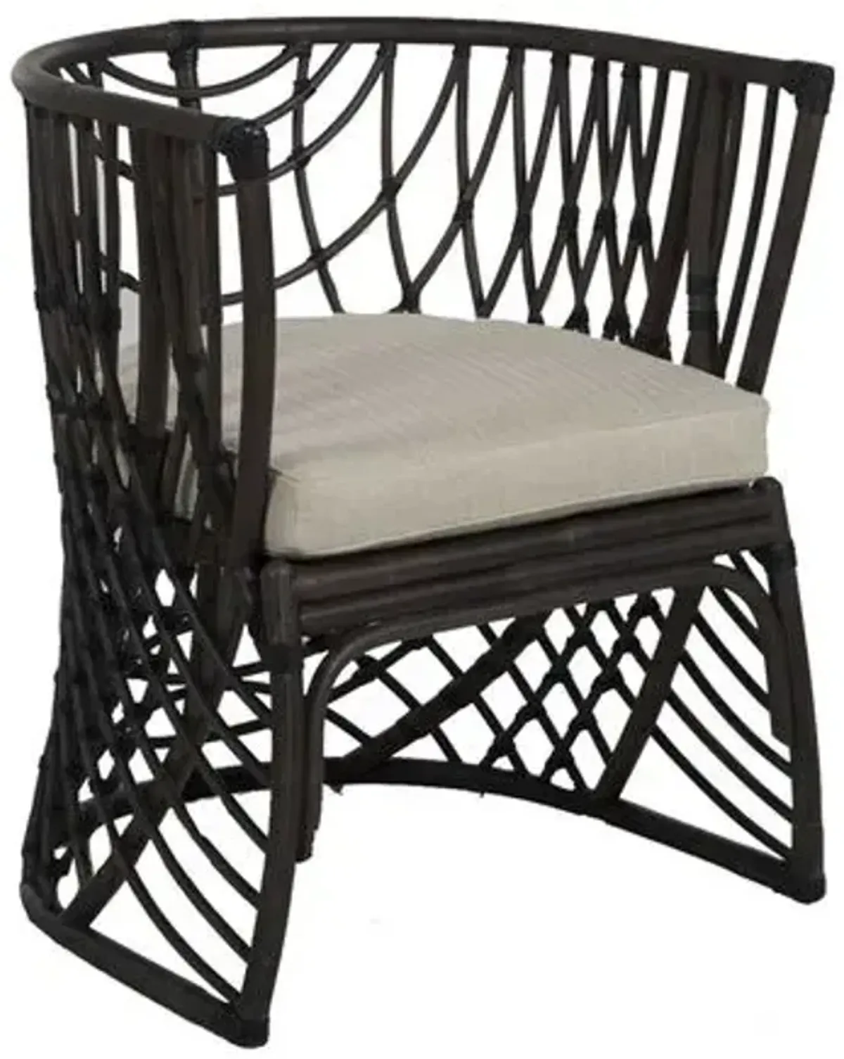 Asher Dining Chair - Black/Beige - Gabby