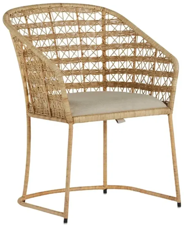 Lambert Rattan Dining Chair, Natural