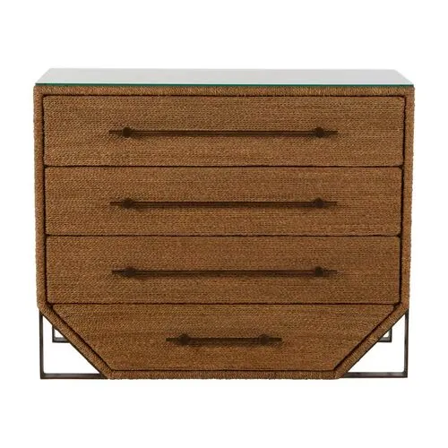 Chase Seagrass Chest - Natural/Bronze - Gabby - Brown