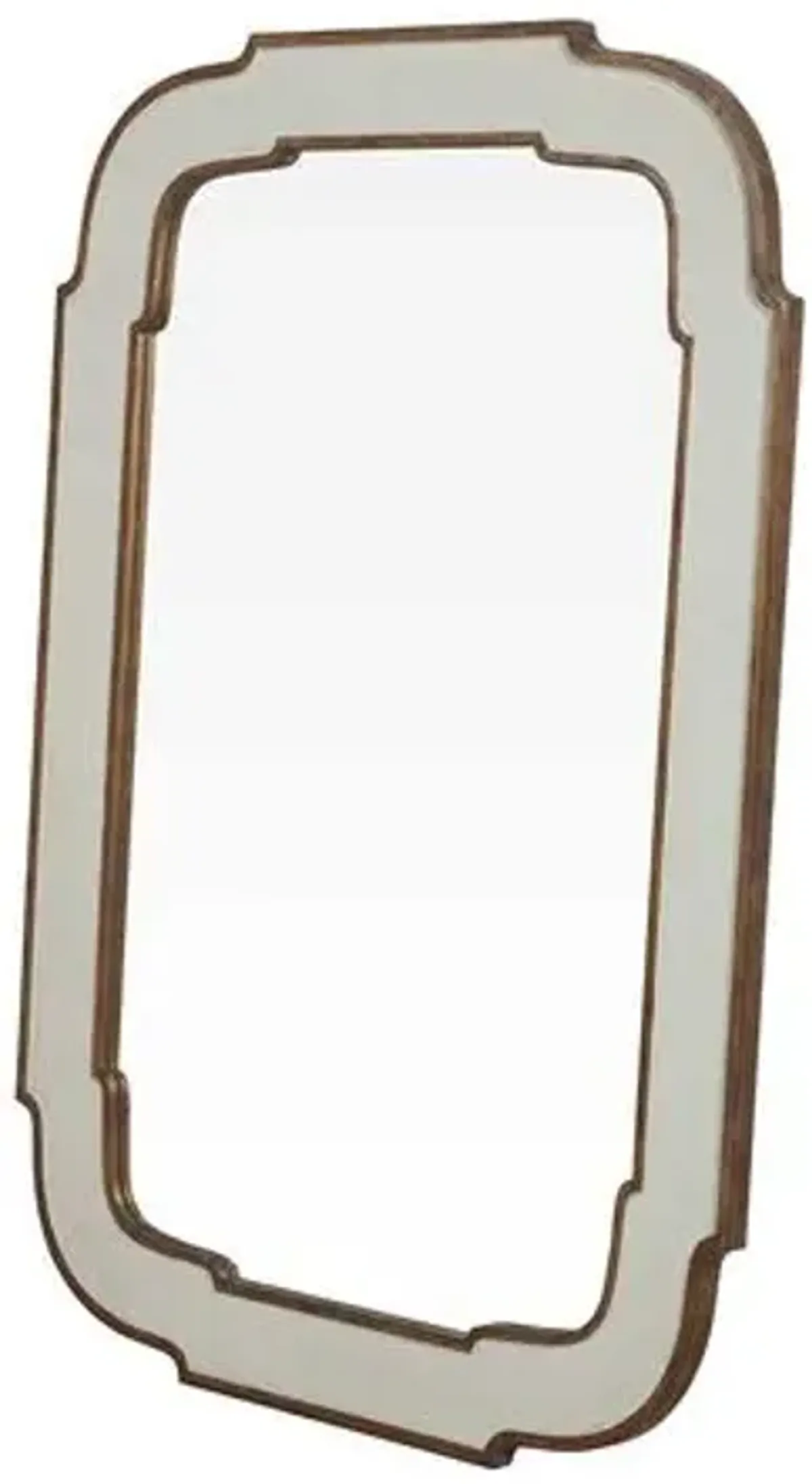 Joanie Wall Mirror - Antique White - Gabby