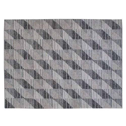 Skye Flat-Weave Rug - Gray - STARK - Gray