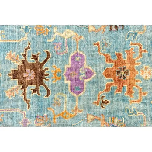 Beatrix Hand-Knotted Rug - Seascape - STARK - Blue - Blue