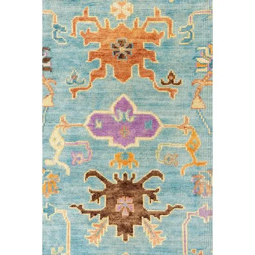 Beatrix Hand-Knotted Rug - Seascape - STARK - Blue - Blue