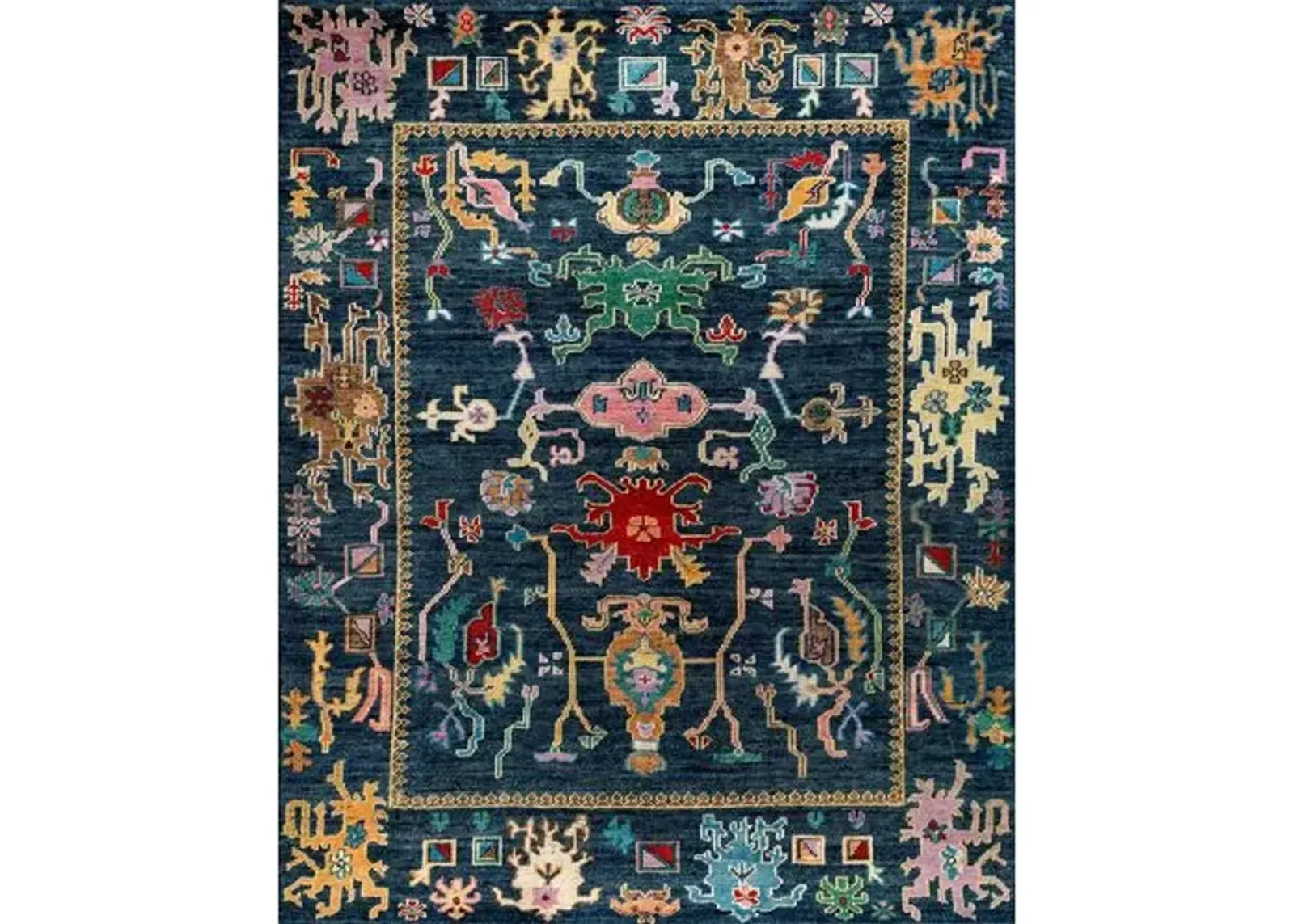 Beatrix Hand-Knotted Rug - Midnight Blue - STARK - Blue