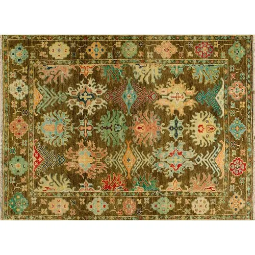 Amadis Hand-Knotted Rug - Charcoal Brown - STARK - Brown