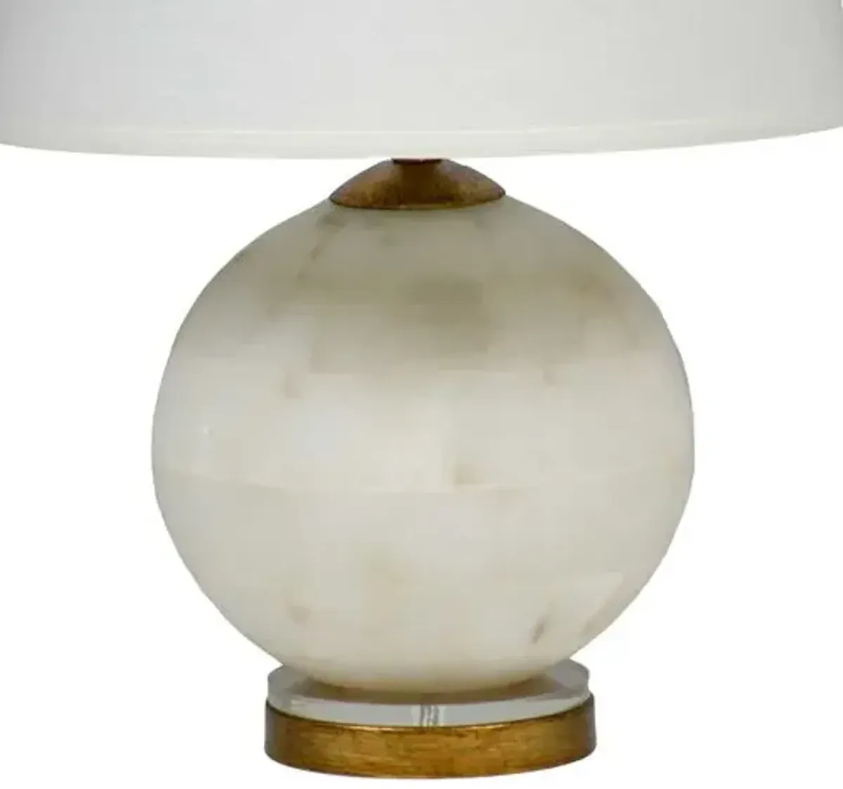 Valencia Table Lamp - Alabaster - Gabby