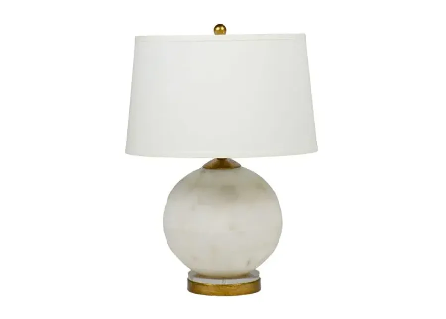 Valencia Table Lamp - Alabaster - Gabby