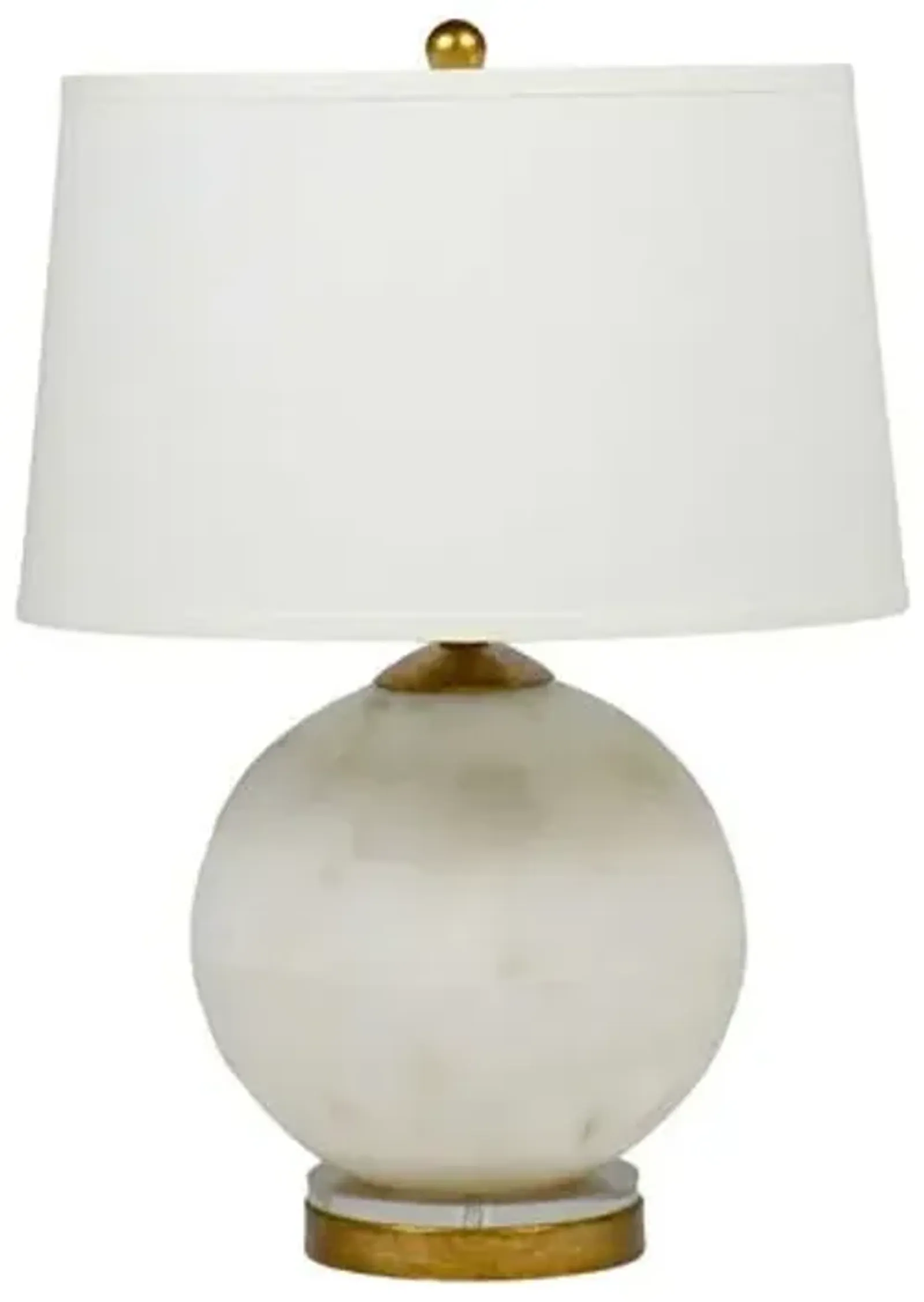 Valencia Table Lamp - Alabaster - Gabby