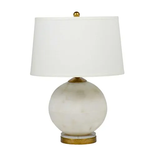 Valencia Table Lamp - Alabaster - Gabby