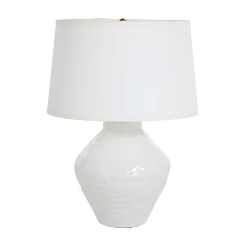 Osborn Table Lamp - Textured White - Gabby