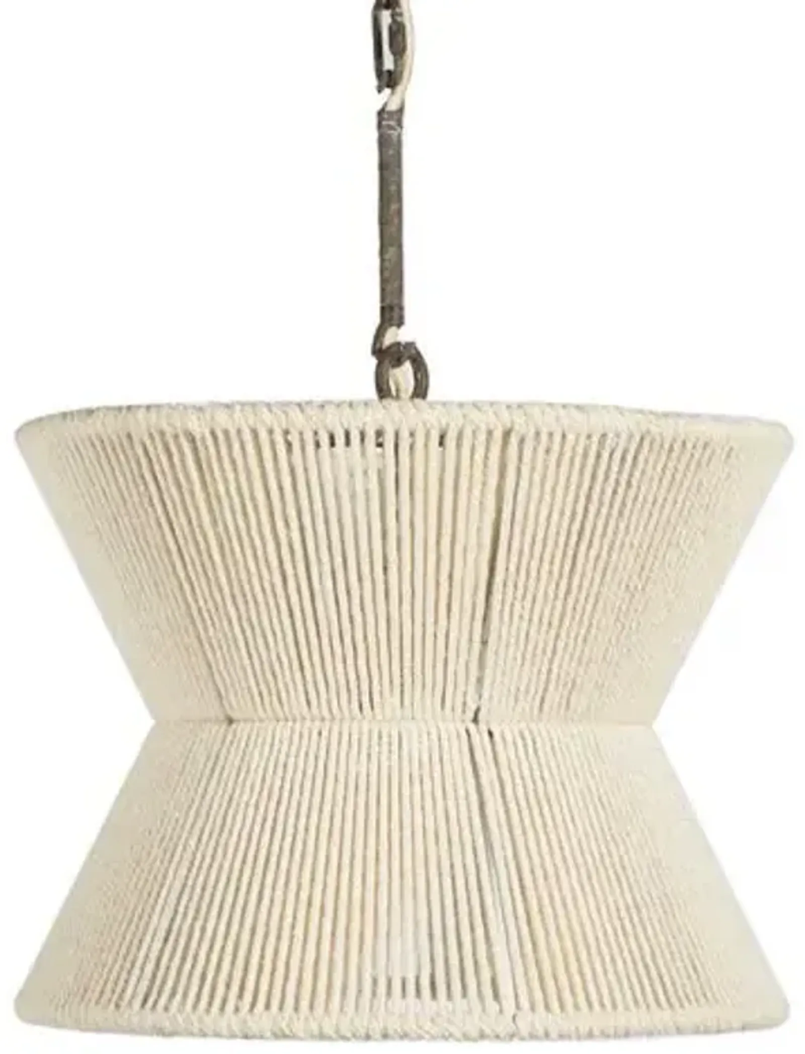 Gordon Rope Pendant - Cream - Gabby - White