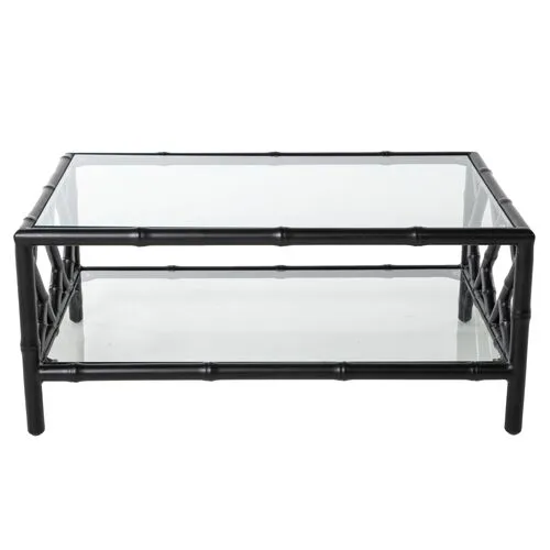 Kit Chippendale Outdoor Coffee Table - Black