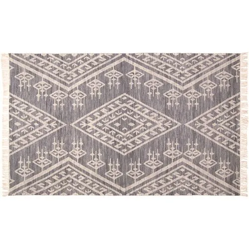 Bree Rug - Navy/Ivory - Blue - Blue