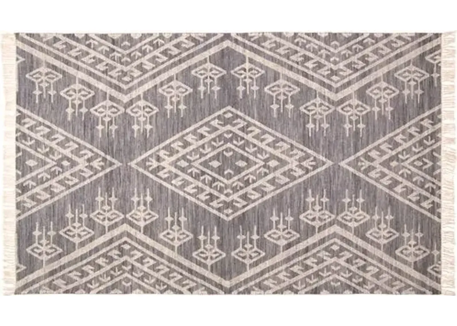 Bree Rug - Navy/Ivory - Blue - Blue