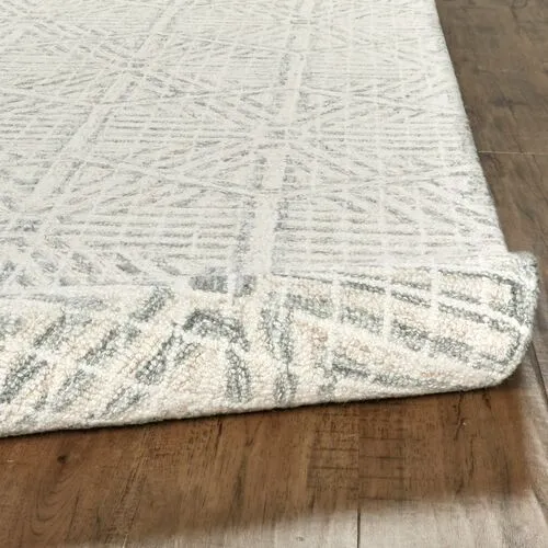 Kyle Hand-Tufted Rug - Faded Green - Green