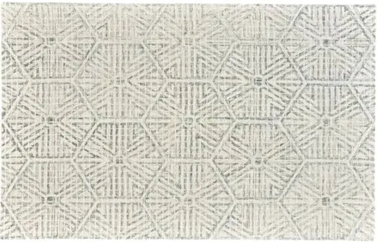 Kyle Hand-Tufted Rug - Faded Green - Green