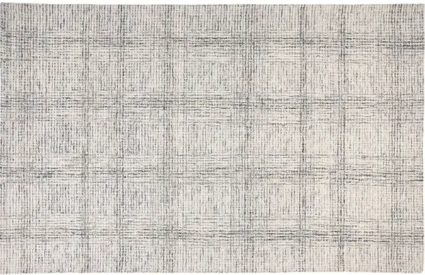 Natal Art Deco Hand-Tufted Rug - Gray - Gray