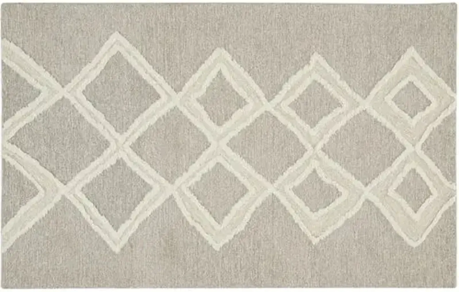 Emmalee Geometric Hand-Tufted Rug - Brown - Brown