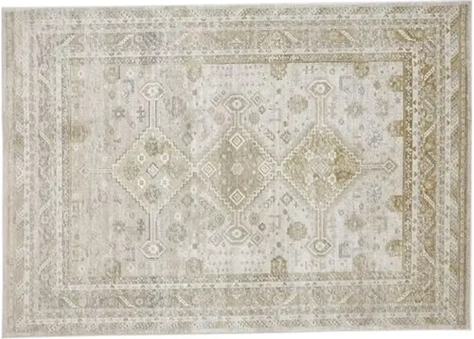 Jessa Ornamental Rug - Gold/Ivory - Gold