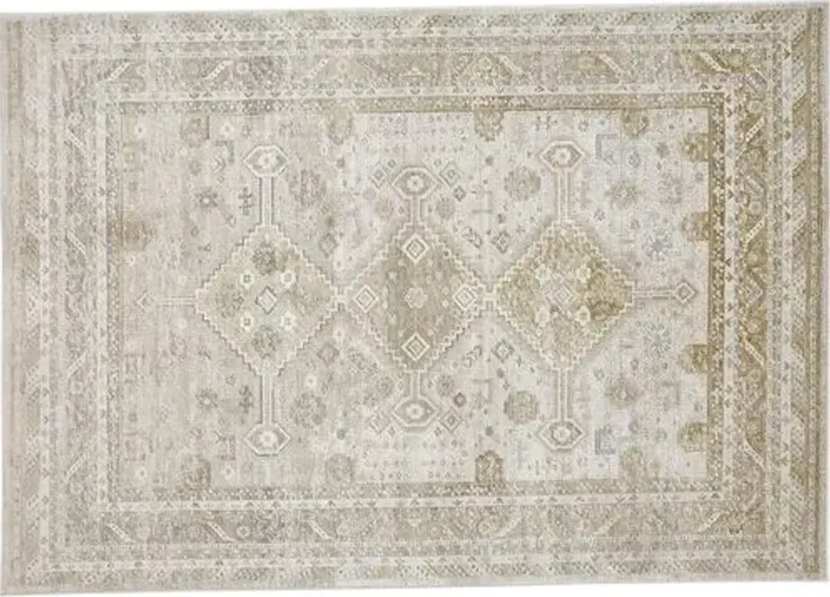 Jessa Ornamental Rug - Gold/Ivory - Gold