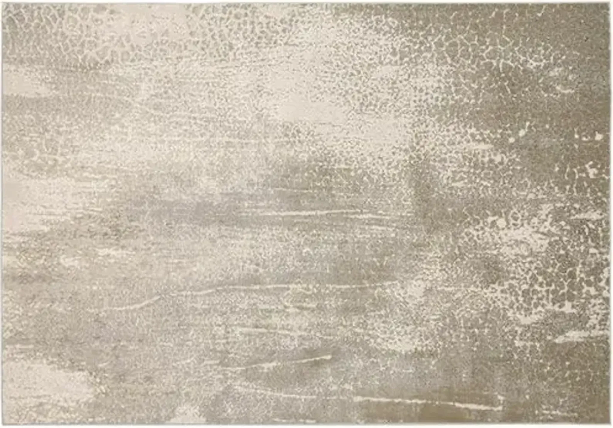 Jessa Distressed Rug - Ivory/Gold - Gold | Furniture.com