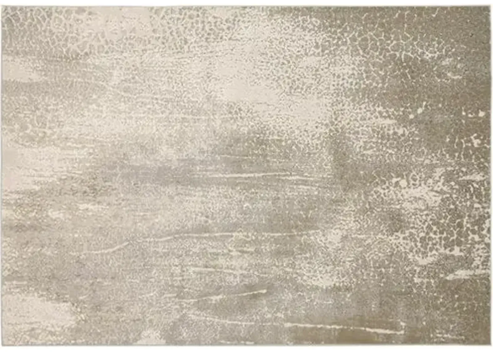 Jessa Distressed Rug - Ivory/Gold - Gold