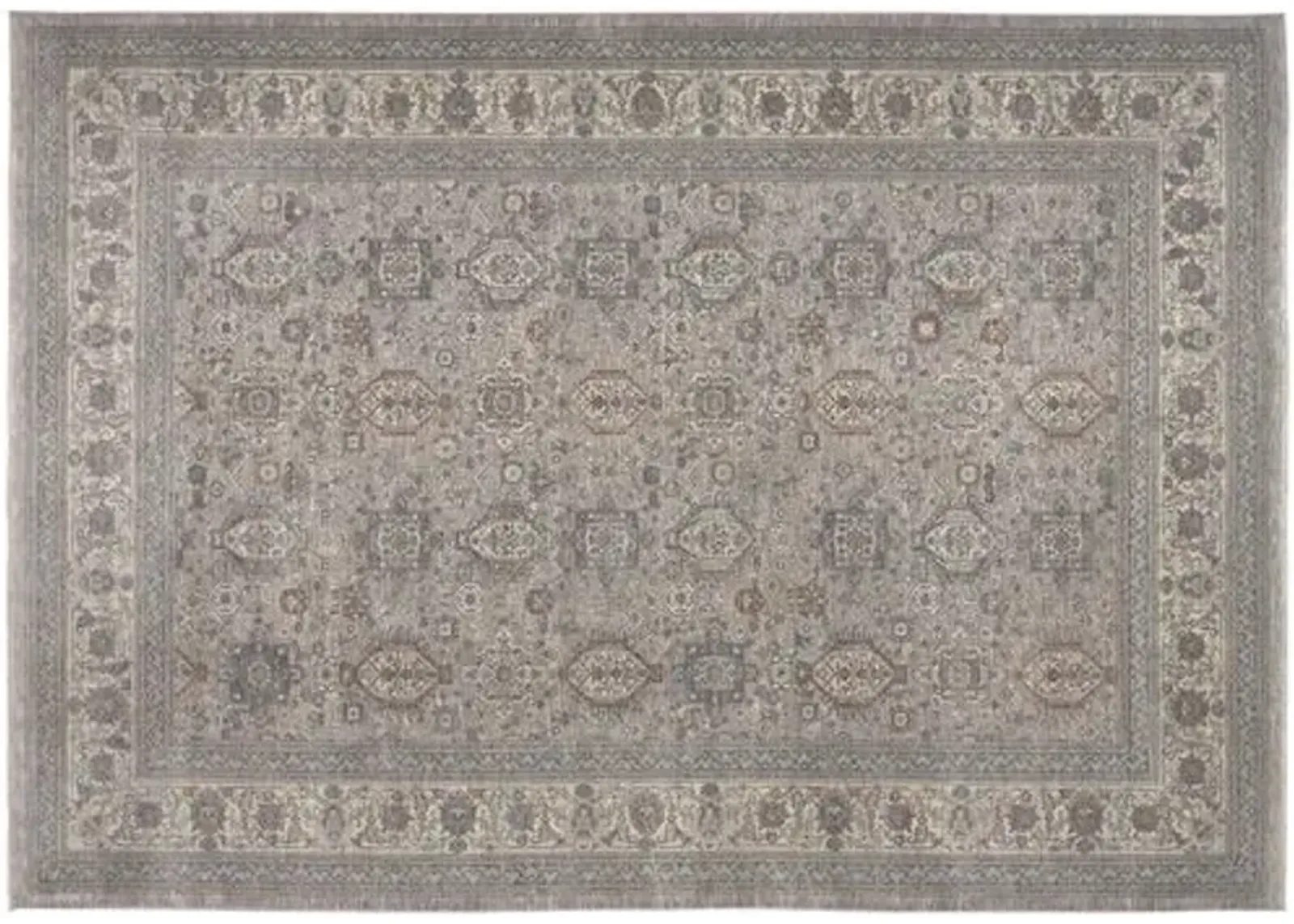 Dorothea Ornamental Rug - Gray - Gray