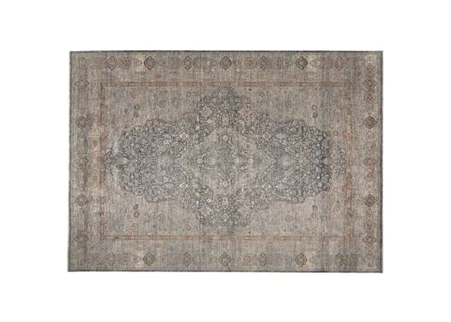 Dorothea Medallion Rug - Blue - Blue