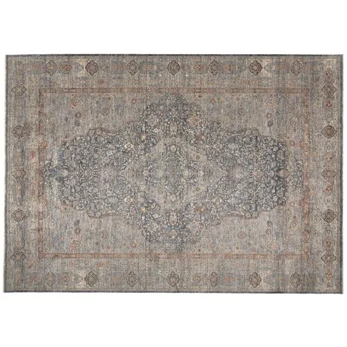 Dorothea Medallion Rug - Blue - Blue