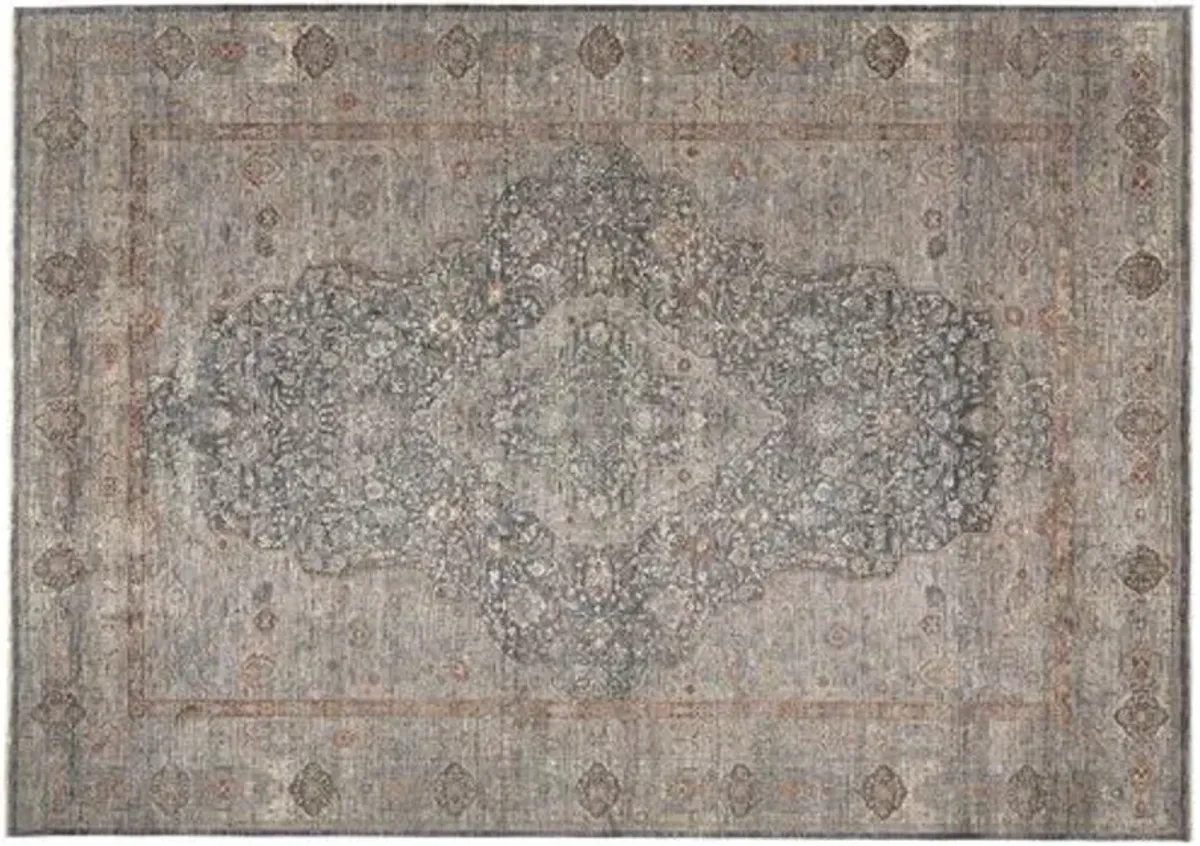 Dorothea Medallion Rug - Blue - Blue