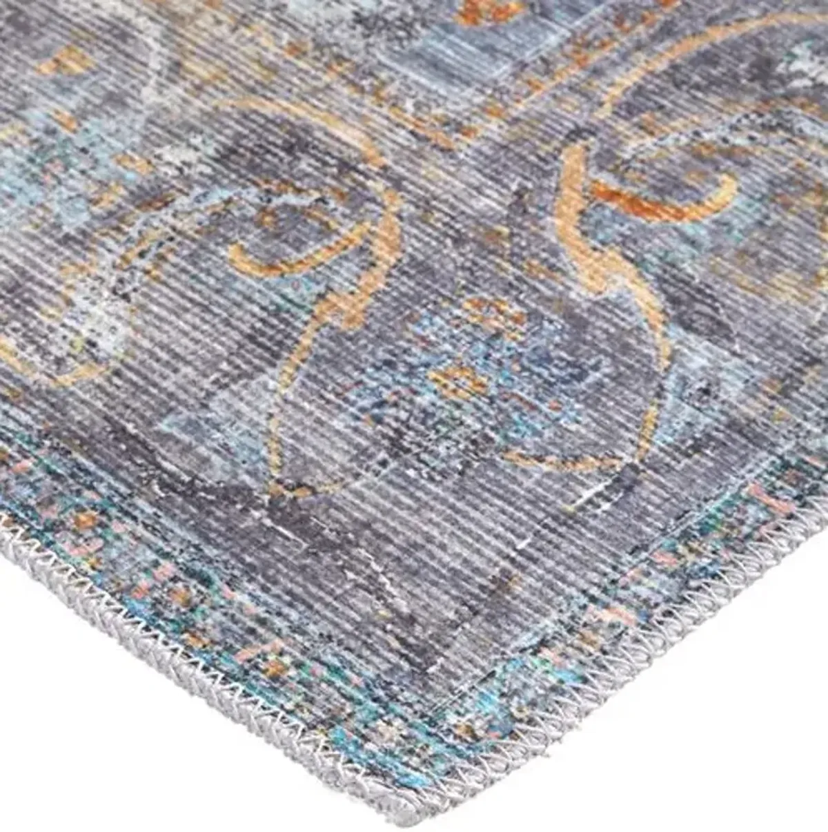 Parker Medallion Rug - Blue - Blue