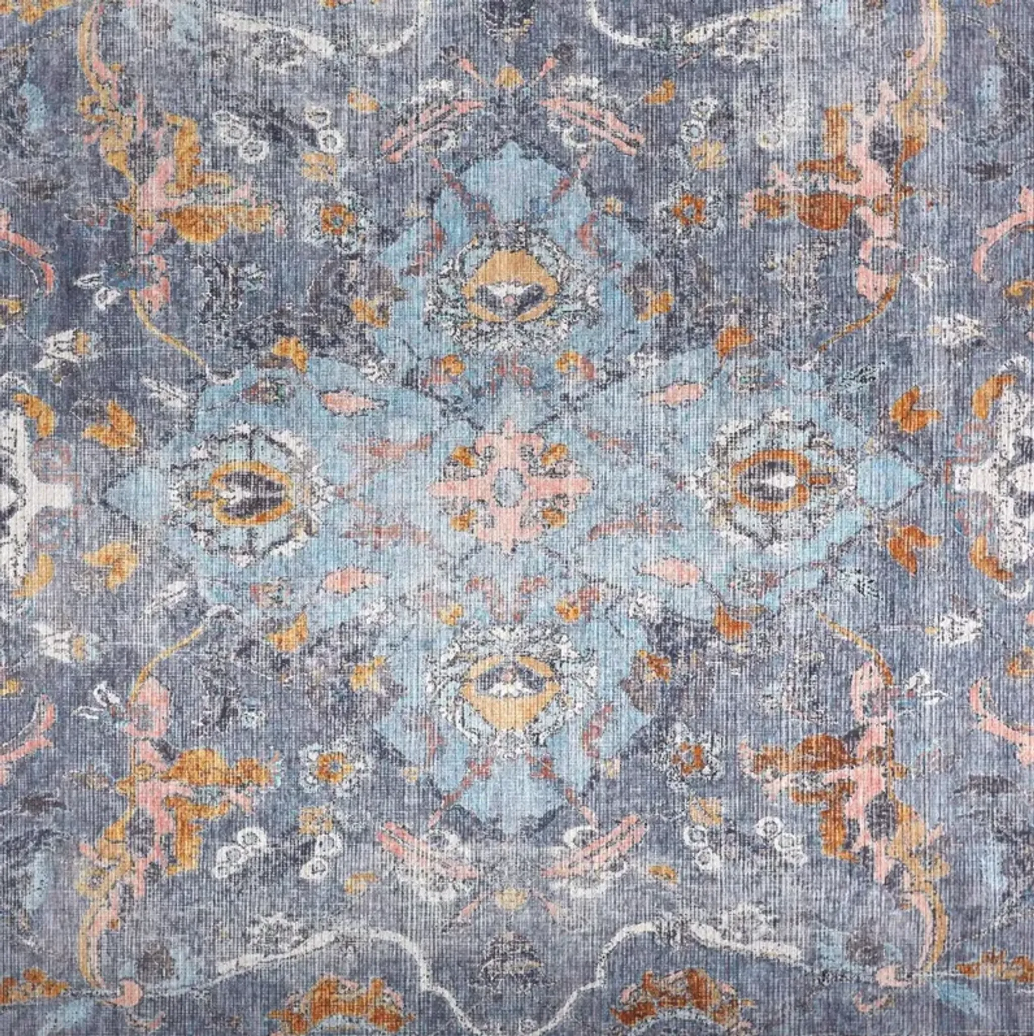 Parker Medallion Rug Blue Blue One Kings Lane | Furniture.com