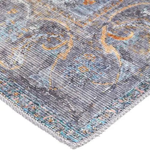 Parker Medallion Rug - Blue - Blue