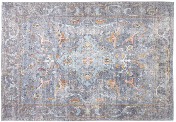 Parker Medallion Rug - Blue - Blue