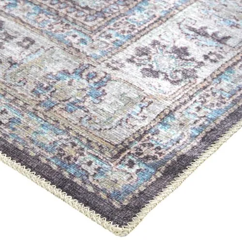 Parker Medallion Rug - Grey - Gray - Gray