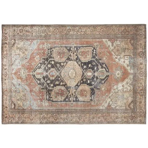 Parker Medallion Rug - Brown/Rust - Brown